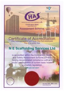chas accredited scaffolder in st helens